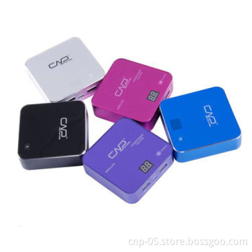 Aluminum 6,600mAh Power Bank in Colorful with 5-5.3V DC/1A Input and 5V DC/1-1.5A Output Range